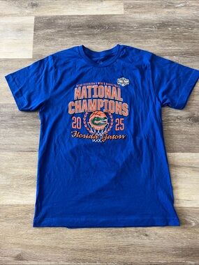 NWOT Team Athletics Florida Gators 2025 Final Four T-Shirt Blue Size XL (18)